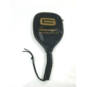The Gripper Racquet By Biosports Inc Vtg Curved Handle Racquetball Tennis Racket